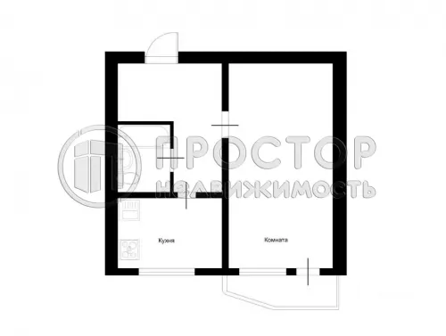 1-комнатная квартира, 38.9 м² - фото 11