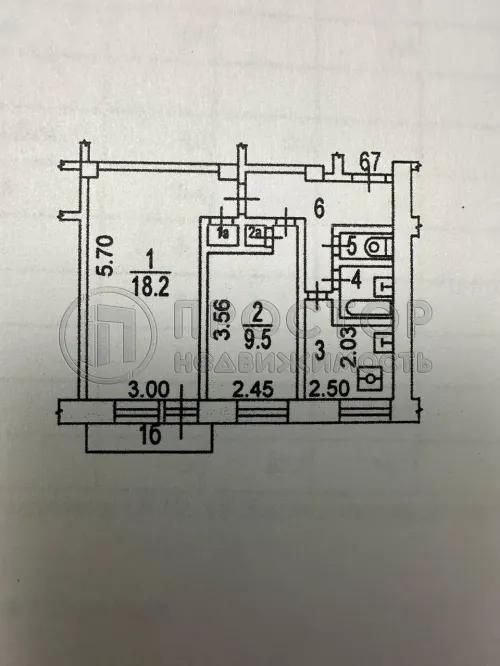 2-комнатная квартира, 44.4 м² - фото 9