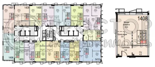 1-комнатная квартира, 36.4 м² - фото 7