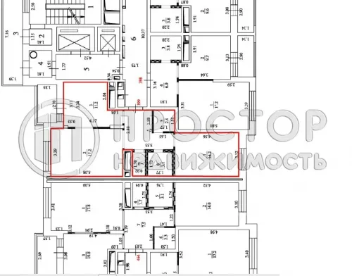 2-комнатная квартира, 57 м² - фото 13