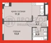 2-комнатная квартира, 40 м² - фото 33