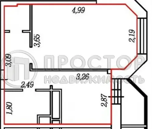 1-комнатная квартира, 40.2 м² - фото 21