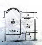 1-комнатная квартира, 40.2 м² - фото 32