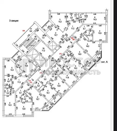 2-комнатная квартира, 62.6 м² - фото 21