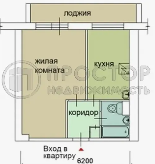 1-комнатная квартира, 35 м² - фото 22