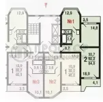 2-комнатная квартира, 59.2 м² - фото 38