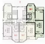 2-комнатная квартира, 59.2 м² - фото 39