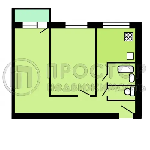 2-комнатная квартира, 45 м² - фото 20