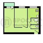 2-комнатная квартира, 45 м² - фото 39