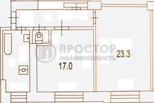 2-комнатная квартира, 57.5 м² - фото 18