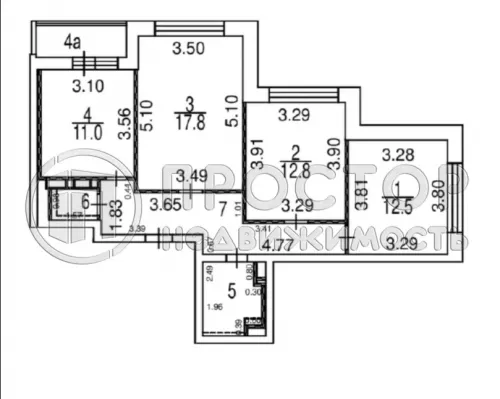 3-комнатная квартира, 73.2 м² - фото 30