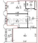 3-комнатная квартира, 65 м² - фото 47