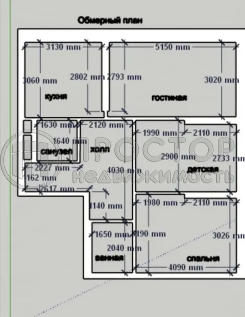 3-комнатная квартира, 66.2 м² - фото 28