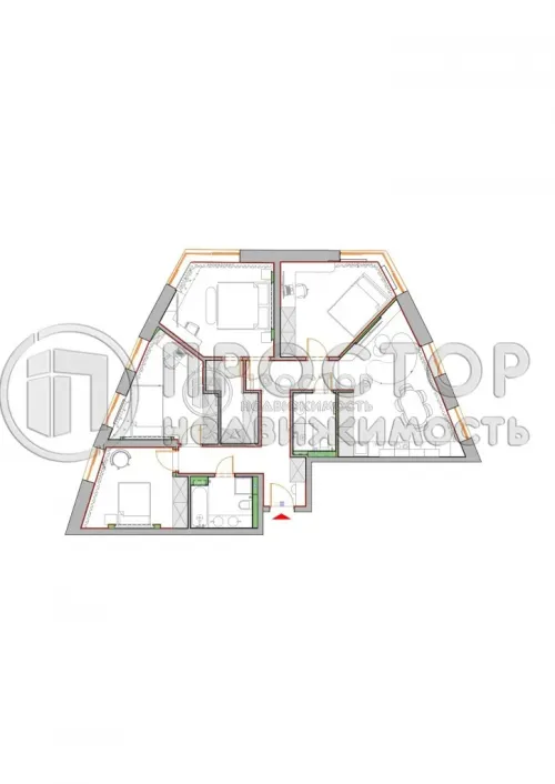 4-комнатная квартира, 110.4 м² - фото 34