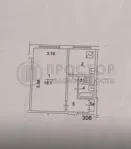 1-комнатная квартира, 33.1 м² - фото 11