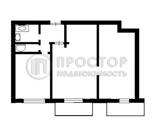 2-комнатная квартира, 46.8 м² - фото 12