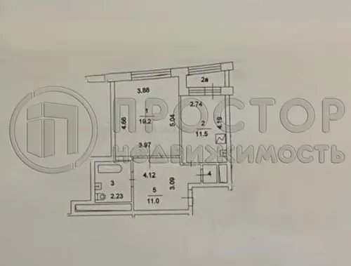 1-комнатная квартира, 47.9 м² - фото 14