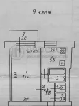 1-комнатная квартира, 31.3 м² - фото 45