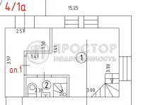 1-комнатная квартира, 27.9 м² - фото 33