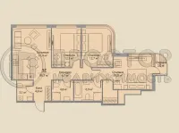 3-комнатная квартира, 90.2 м² - фото 29