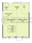 2-комнатная квартира, 48.5 м² - фото 27