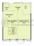 2-комнатная квартира, 48.5 м² - фото 26