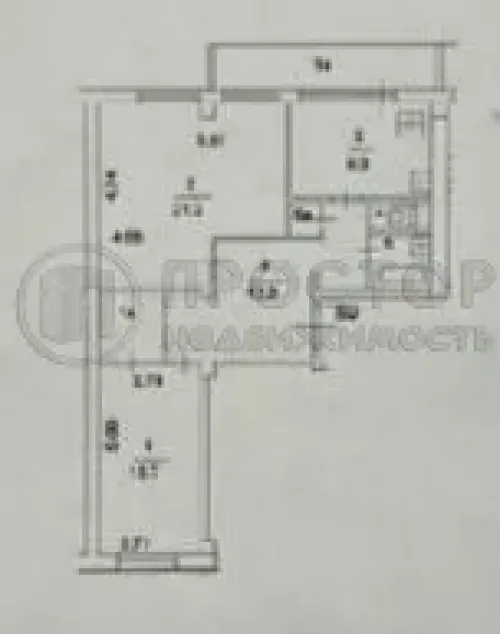 2-комнатная квартира, 62.2 м² - фото 20