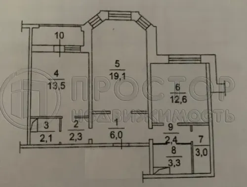 2-комнатная квартира, 64.3 м² - фото 19