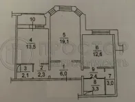 2-комнатная квартира, 64.3 м² - фото 37