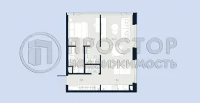 2-комнатная квартира, 58.8 м² - фото 13