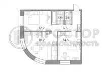 2-комнатная квартира, 57.9 м² - фото 9