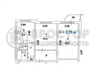 2-комнатная квартира, 53 м² - фото 43