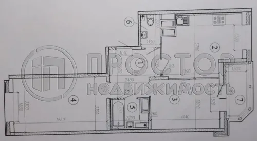 2-комнатная квартира, 61.6 м² - фото 14