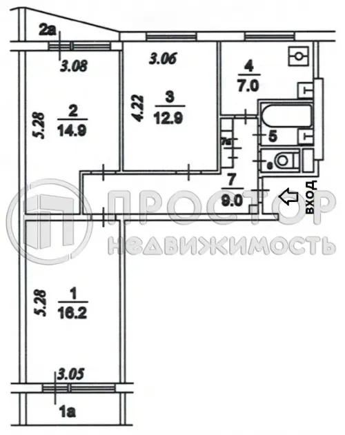 Комната, 14.8 м² - фото 8