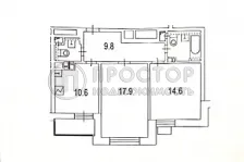 2-комнатная квартира, 60.3 м² - фото 41