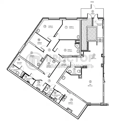 Коммерческая недвижимость (бизнес), 192.5 м² - фото 15