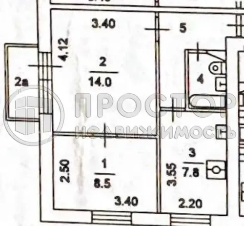 2-комнатная квартира, 38 м² - фото 23