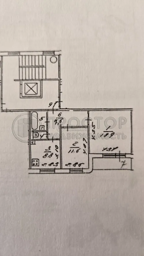 2-комнатная квартира, 54 м² - фото 12