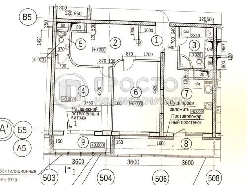 2-комнатная квартира, 81.3 м² - фото 30