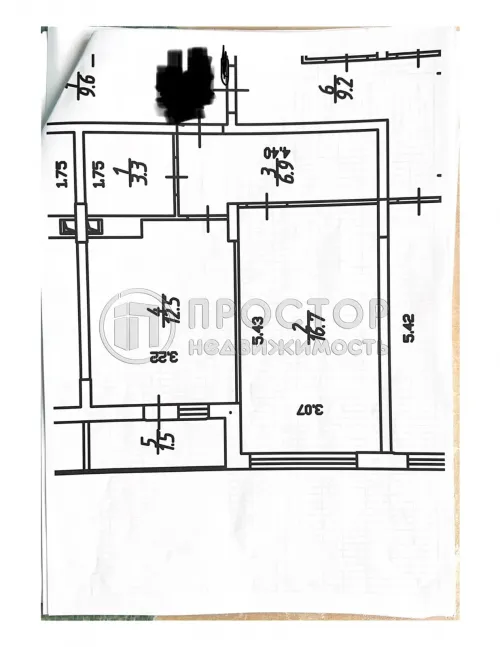 1-комнатная квартира, 39.4 м² - фото 6