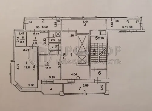 1-комнатная квартира, 43.8 м² - фото 36