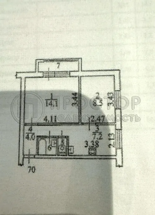 2-комнатная квартира, 37.6 м² - фото 10