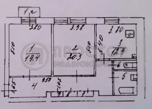 2-комнатная квартира, 77.6 м² - фото 23