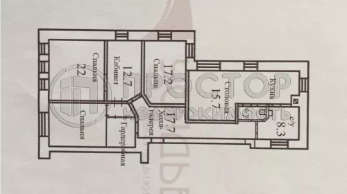 5-комнатная квартира, 137 м² - фото 47