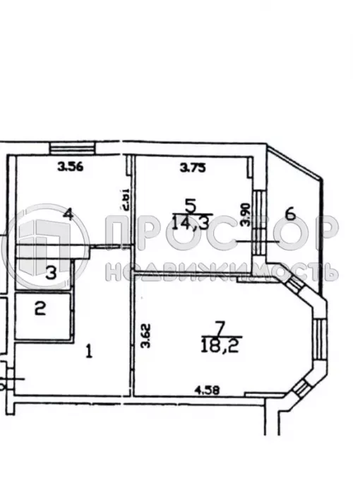 2-комнатная квартира, 57.9 м² - фото 34