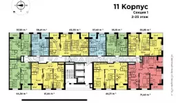 1-комнатная квартира, 37.5 м² - фото 16