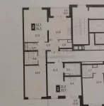 2-комнатная квартира, 55.3 м² - фото 53