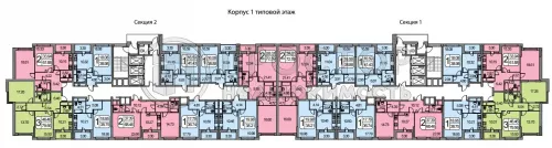 1-комнатная квартира, 42.8 м² - фото 30