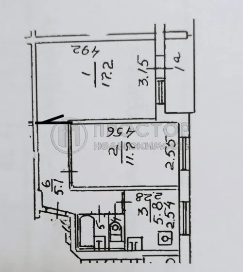 2-комнатная квартира, 43 м² - фото 6