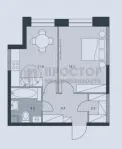 1-комнатная квартира, 38.4 м² - фото 32